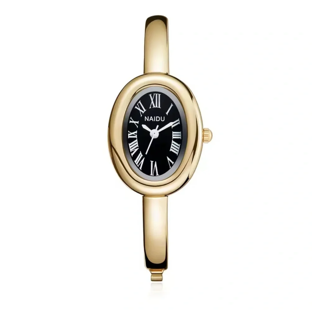 Baignoire Classic Gold Black Women's Watch